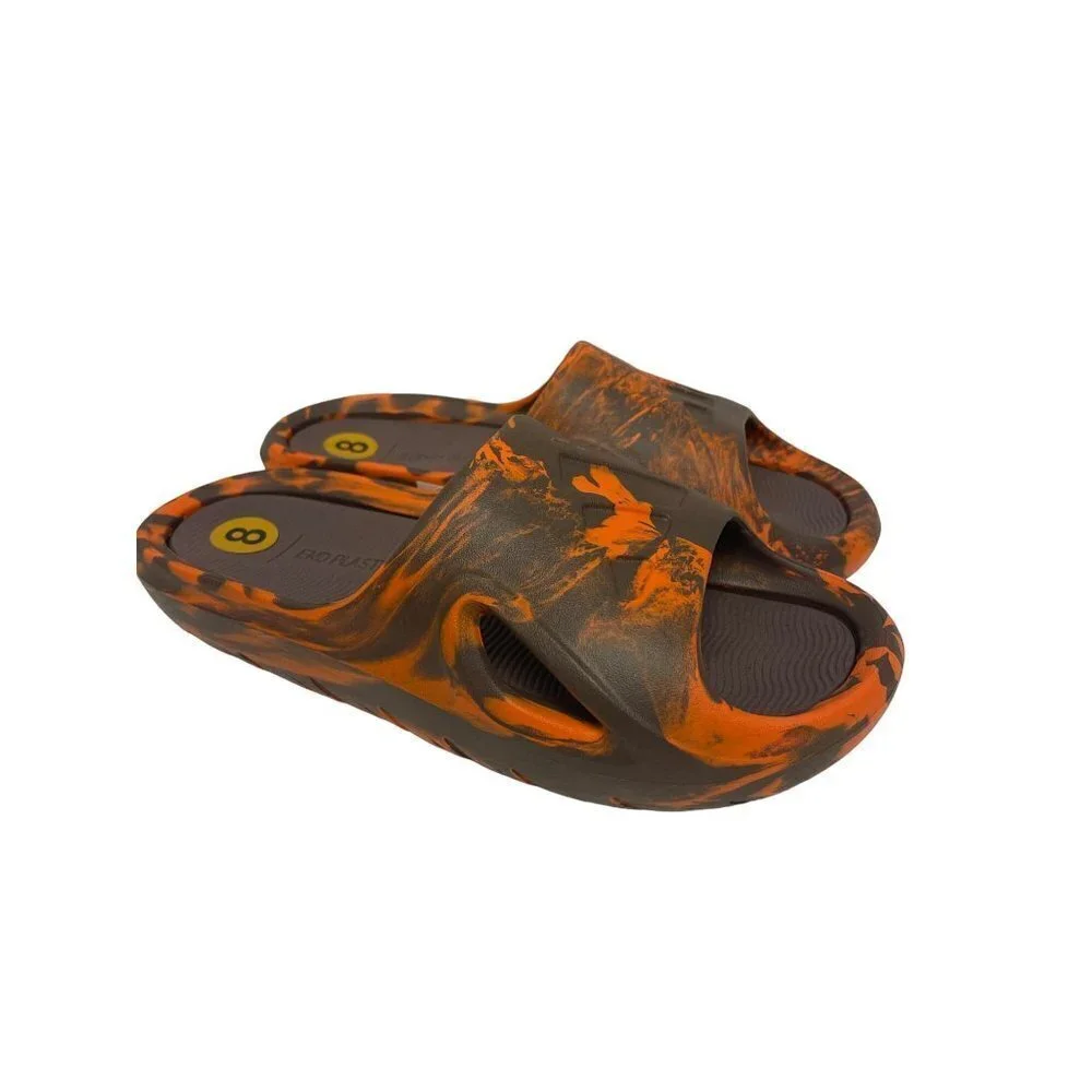 NEW! Adidas Adicane Men's Slide Sandal Size 8 Orange Brown
